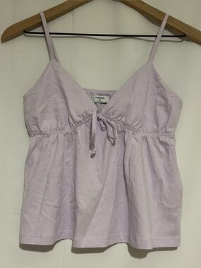 NWOT Aritzia Purple Cotton Babydoll Tank Top